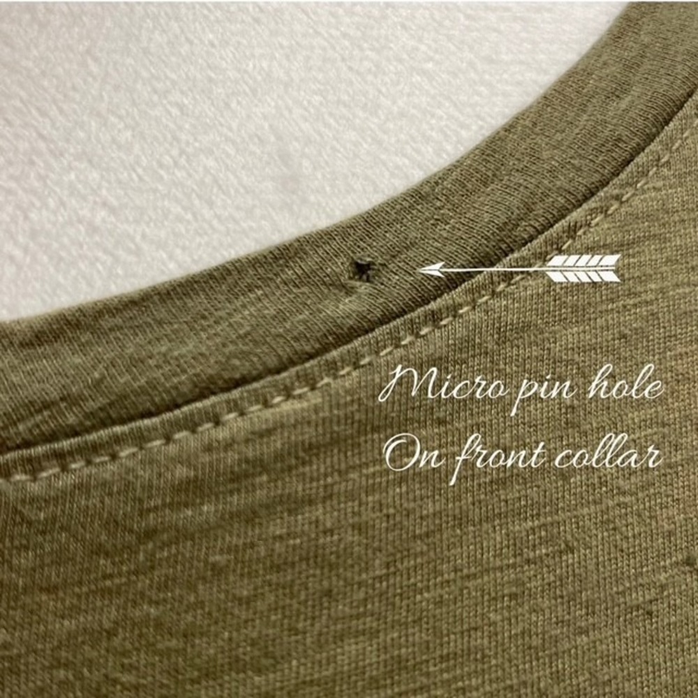 H&M Womens Feather Graphic Green Short Sleeve Tee Size XS - Picture 10 of 10